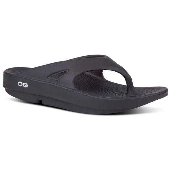 Oofos OOriginal Sandals Unisex Women's 9 Men's 7 Black Comfort Recovery Footwear - Picture 1 of 10